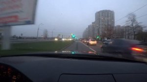 Mercedes-Benz W140 S600 V12 Езда по городу. Разгон 0-100 км/ч. POV City ride.