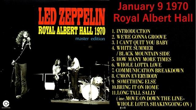 Led Zeppelin 756 January 9 1970 Royal Albert Hall London UK