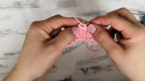 Объемный рельефный узор спицами с вытянутыми петлями. Вяжем спицами.