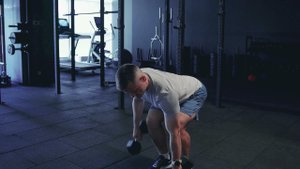 Тяга гориллы с гантелями/ Gorilla's row