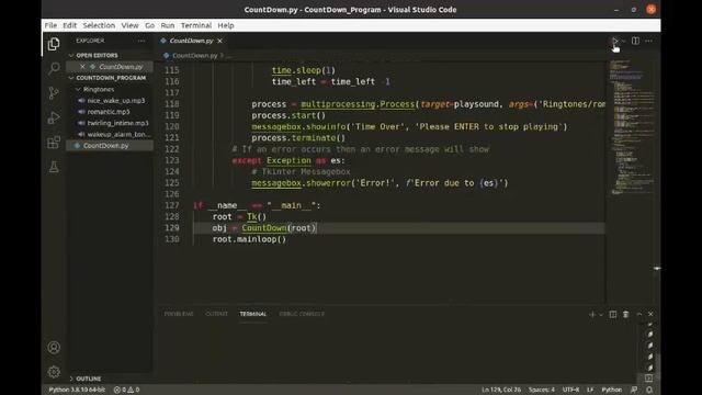 Create an Advanced Countdown Timer⏱ in Python | Python Project | Updated Source Code смотреть онлайн