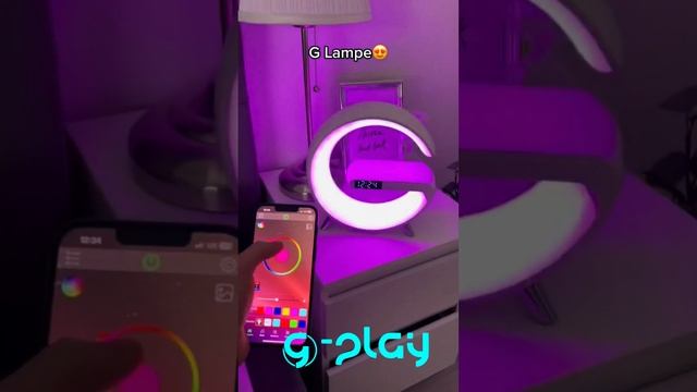 G-play™ Altavoz Bluetooth reloj RGB