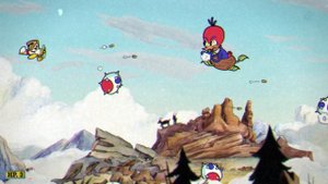Cuphead босс Уолли Щебетун