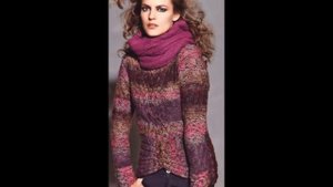 Пуловер из Меланжевой Пряжи Спицами - 2019 / Pullover of Melange Yarn Knitting needles