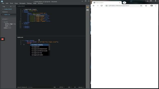 CSS Sprites смотреть онлайн