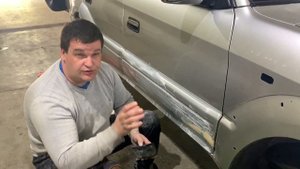 Косметический ремонт: подготовка и покраска элементов кузова / Toyota Land Cruiser Prado 95 кузов.