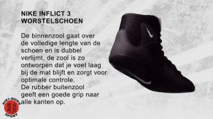 NIKE INFLICT 3 WORSTELSCHOEN - ZWART/GRIJS