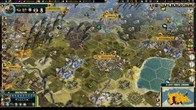 Let's Play Civilization 5 Vox Populi - Russia p.45 (deity, epic) смотреть онлайн