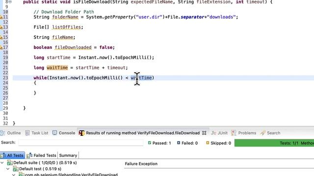 Verify File Download in Selenium WebDriver Java