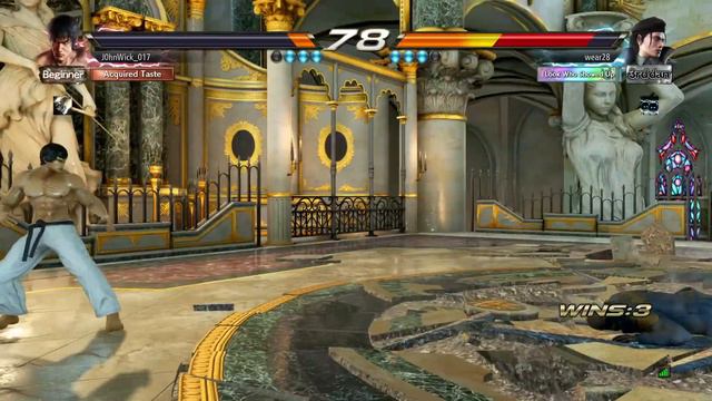 TEKKEN™7 Law vs Dragunov - getting smashed rage art :) смотреть онлайн