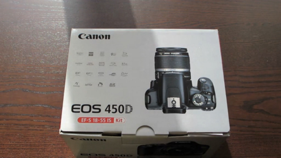 Распаковка и обзор Canon EOS 450D