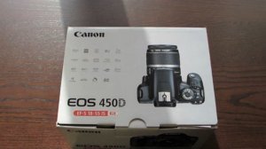 Распаковка и обзор Canon EOS 450D