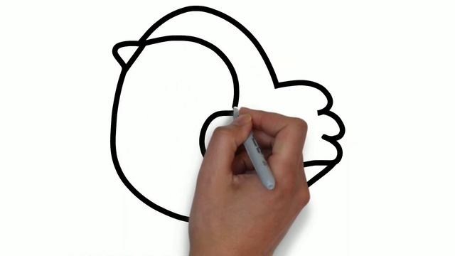 Bolalar uchun Chumchuq chizish/Drawing Chickens for children/Рисунок ВОРОБУШЕК для детей
