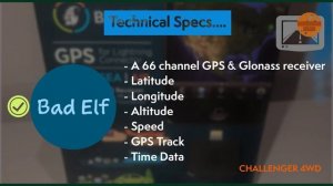 Challenger 4WD Tech # 15 | Bad Elf GPS Connector | Easy Navigation in the Bush | WiFi only iPad |