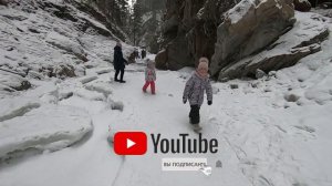 Байкал зимой #2 Аршан (Бурятия) – Водопад на реке Кынгарга / Санаторий Аршан  / Горячие источники