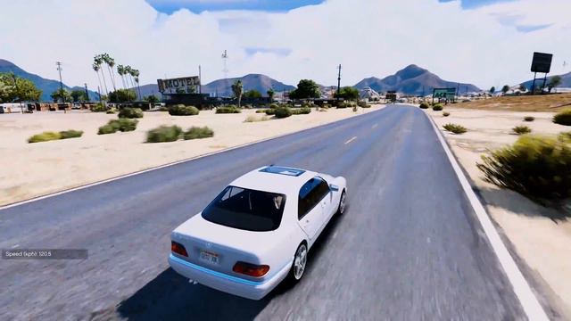 Mercedes-Benz E420 w210 Test Drive GTA V _REVIEW смотреть онлайн