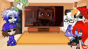 Undertale react to | Wither Skeleton Rap | ENG Version | ??