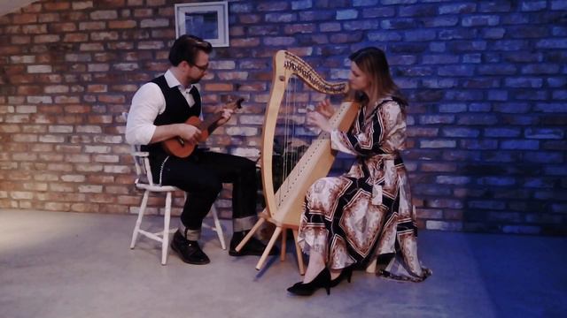 Hallelujah - harp & ukulele cover смотреть онлайн