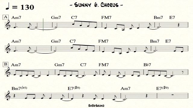 Sunny Backing Track смотреть онлайн