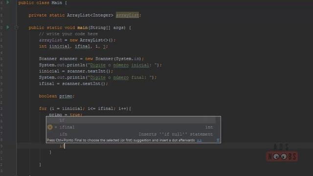Java - Números primos por intervalo de números смотреть онлайн
