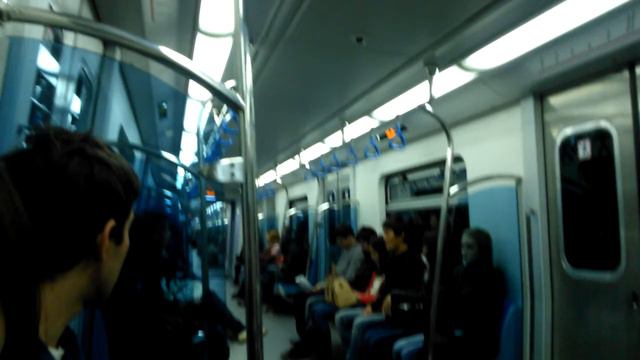 On a metro train in Almaty смотреть онлайн