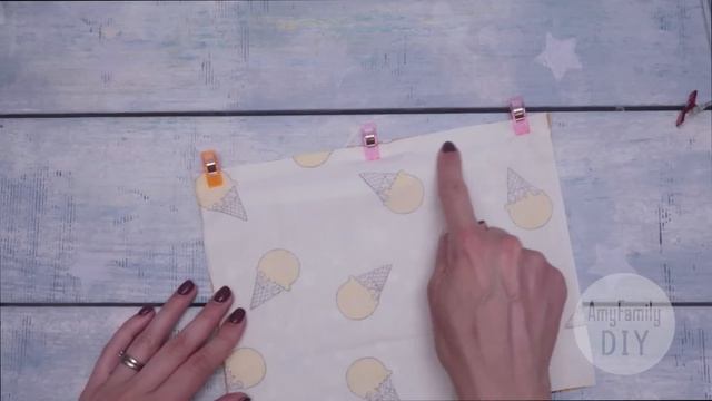 Косметичка своими руками из ткани. Со стопиками по краям молнии. смотреть онлайн