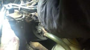 мазда 626 ремонт ГБЦ, теплообменника и помпы.