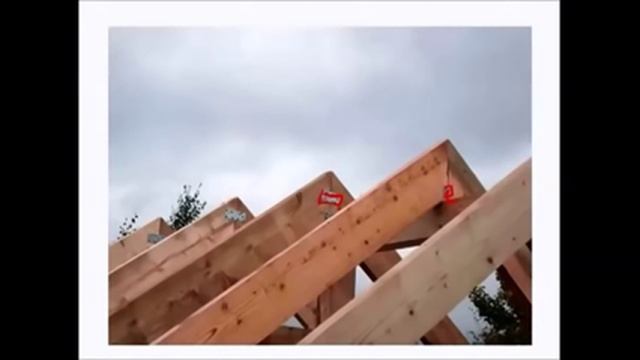 Двускатная крыша - Стропильная система