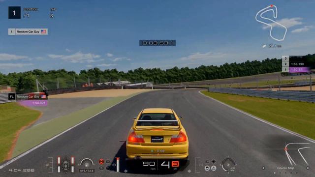 Gran Turismo 7 (PS4): Mitsubishi Lancer Evolution V GSR | Brand Hatch смотреть онлайн