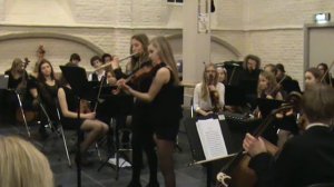 Zeeuws Jeugdorkest - Nieuwjaarsconcert 2016 - Oost-Souburg - Mozart duet viool en fluit