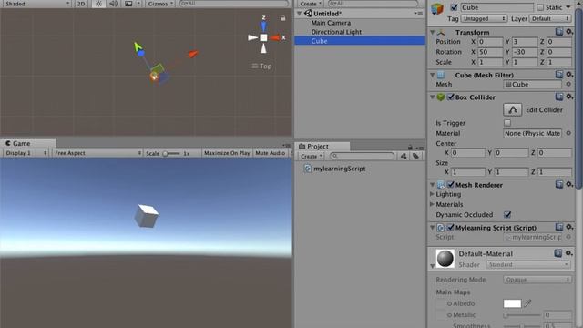 Unity for kids : Member and local variables