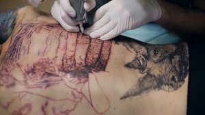 The rhinoceros tattoo · Татуировка носорога