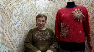 Свитер "Карусель". Мастер-класс по вязанию крючком от О. С. Литвиной.