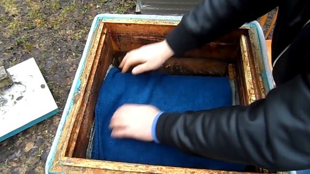 Зимовка пчёл на улице.Состояние пчелосемей на 29 декабря 2017г!!! смотреть онлайн