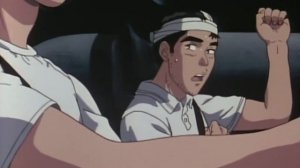 Initial D First Stage ep. 6 - Takumi drifting w/ Iketani (CC Subs)