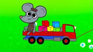 We Are In The Car Song | Kit and Kate - Nursery Rhymes Russian