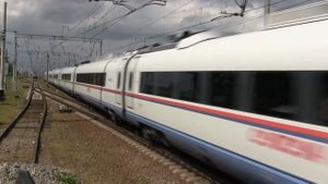 Высокоскоростной поезд  "Сапсан" Санкт-Петербург — Москва