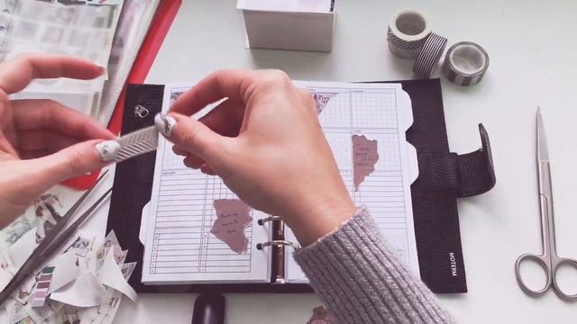 Заполнение ежедневника. Разворот на неделю. Ежедневник с АлиЭкспресс  Moterm Personal.