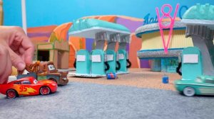 Lightning McQueen and Friends Save Radiator Springs From a Dinosaur Attack | Pixar Cars