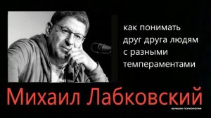 Как понимать друг друга людям с разными темпераментами Михаил Лабковский