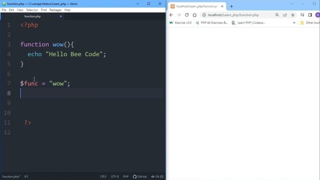 PHP Variable Functions Tutorial in Bangla