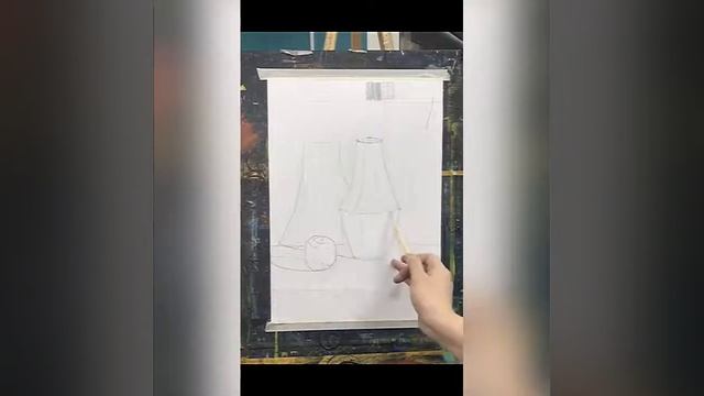 Видео-урок "Натюрморт, тональный разбор" смотреть онлайн