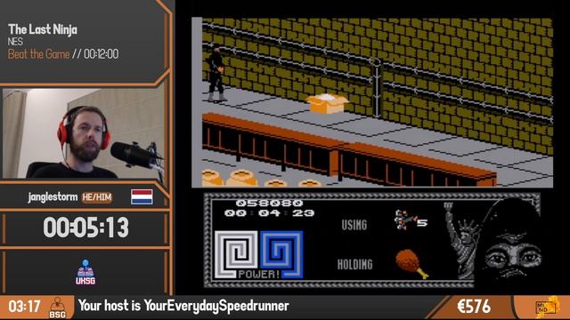 The Last Ninja | Beat the Game Speedrun by janglestorm | BSG Annual 2021 смотреть онлайн