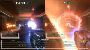 Doom Eternal PS4 Pro vs PS4 Frame Rate Comparison
