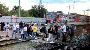 Отправление электрички в Нижний Новгород со станции Дзержинск