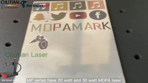 EM-Smart MP with 20w & 30w JPT M7 MOPA laser marking machine