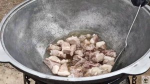 Грузинское блюдо "ОДЖАХУРИ ". Очень вкусное блюдо для семьи.