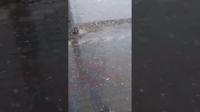 крупный град в Белореченске Майкоп 9 сентября
