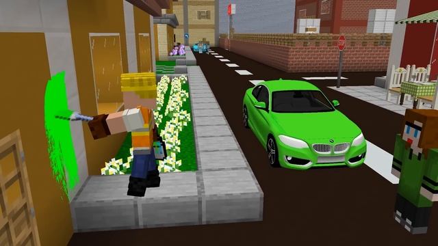 24 SAAT BOYUNCA TEK RENK CHALLENGE! ? - Minecraft смотреть онлайн