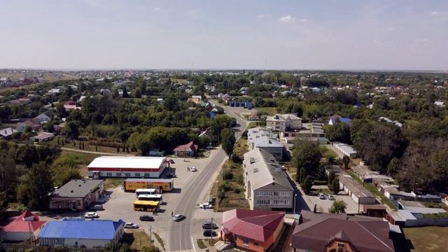 с. Становое Липецкая область. Видео с квадрокоптера. смотреть онлайн